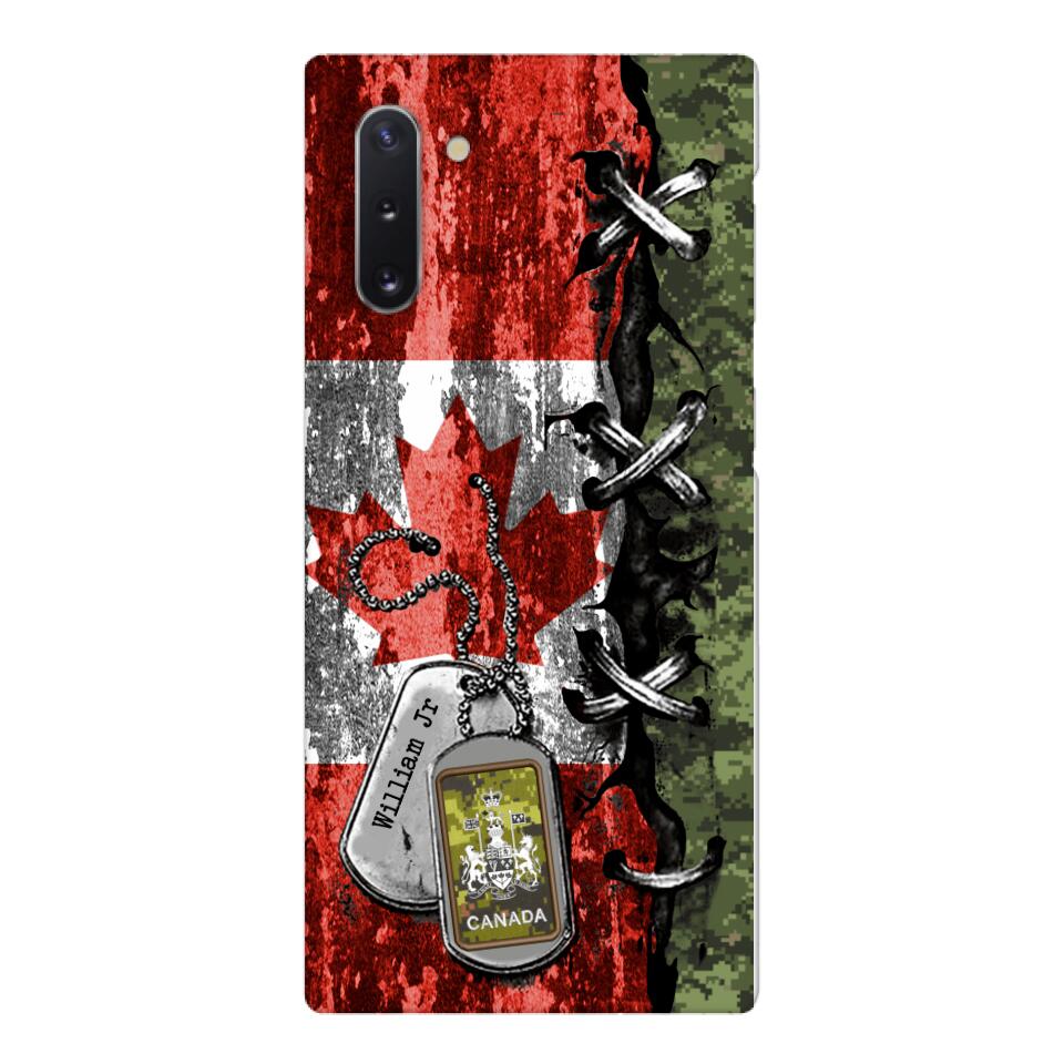 DH Personalized Canadian Soldier Phone Case Printed 25MAR-DT29