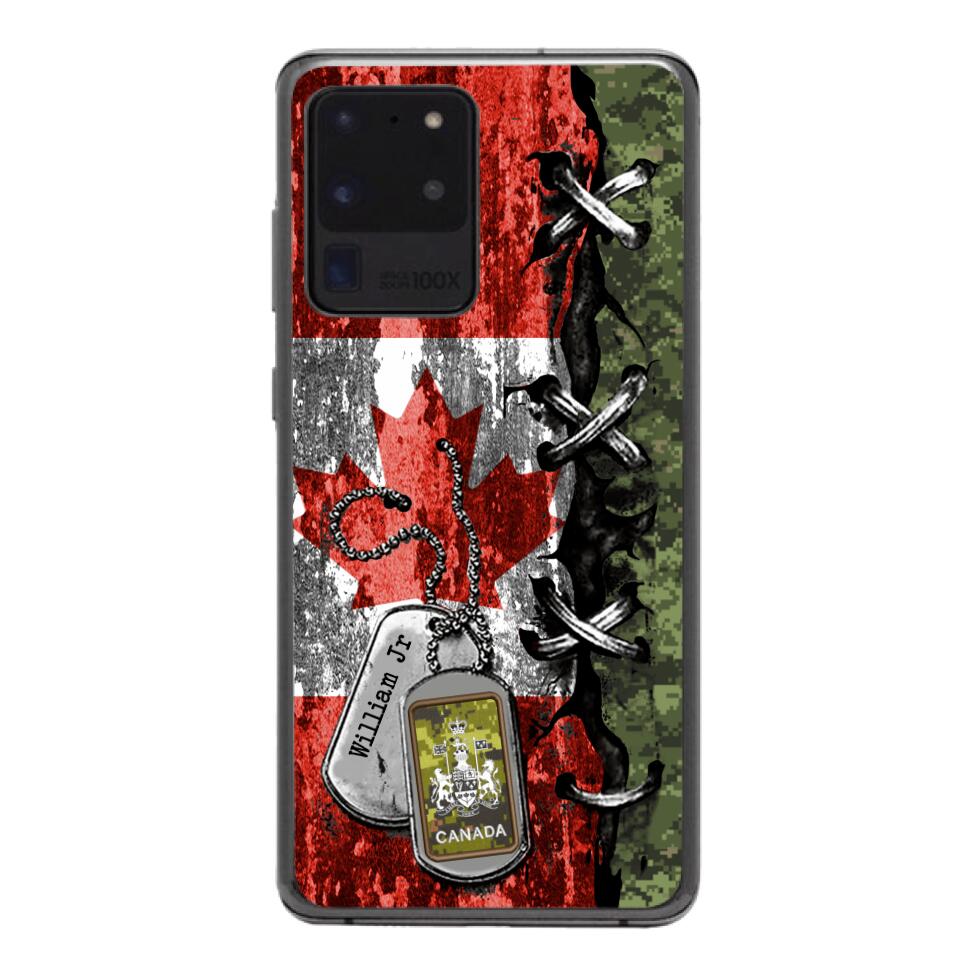 DH Personalized Canadian Soldier Phone Case Printed 25MAR-DT29
