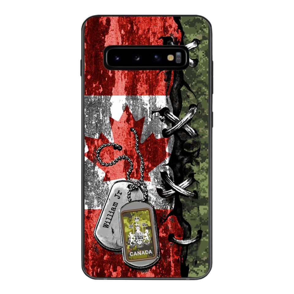 DH Personalized Canadian Soldier Phone Case Printed 25MAR-DT29