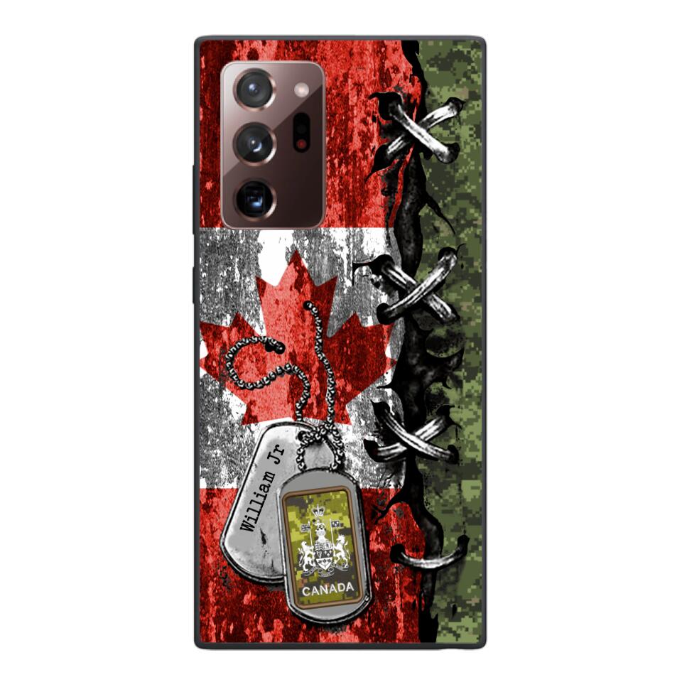 DH Personalized Canadian Soldier Phone Case Printed 25MAR-DT29