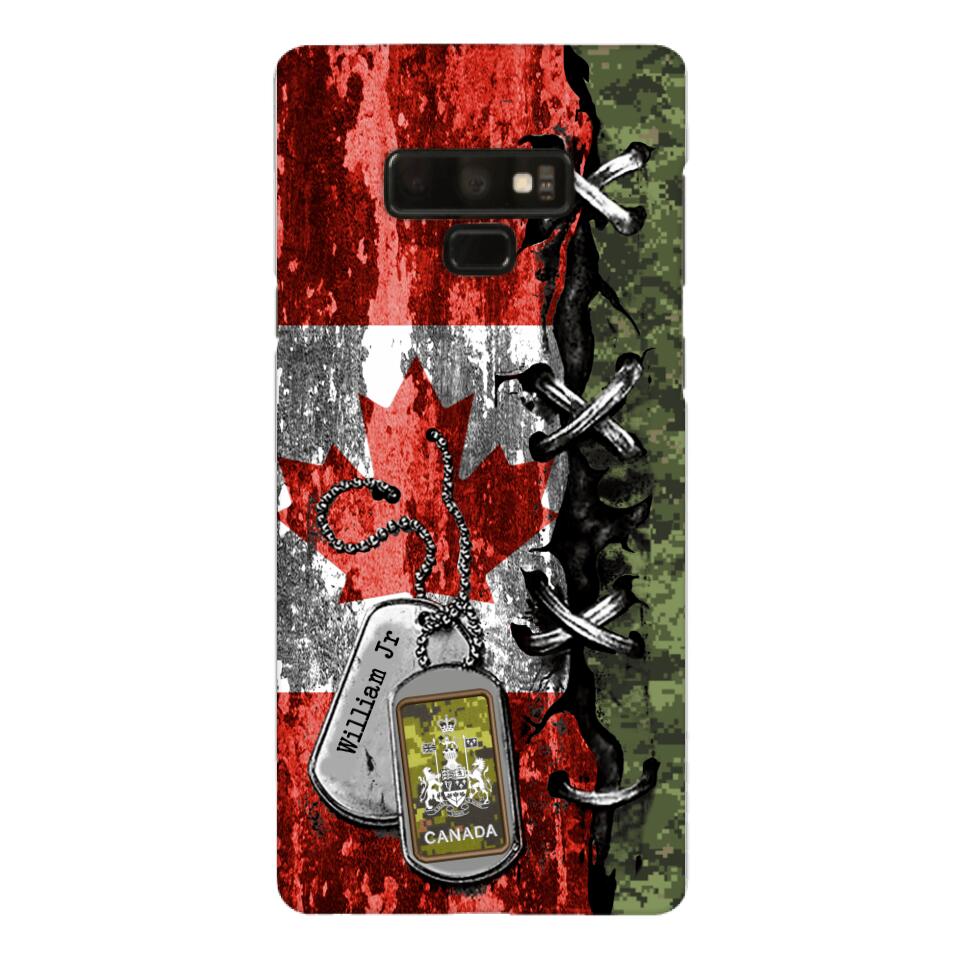 DH Personalized Canadian Soldier Phone Case Printed 25MAR-DT29