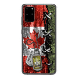 DH Personalized Canadian Soldier Phone Case Printed 25MAR-DT29