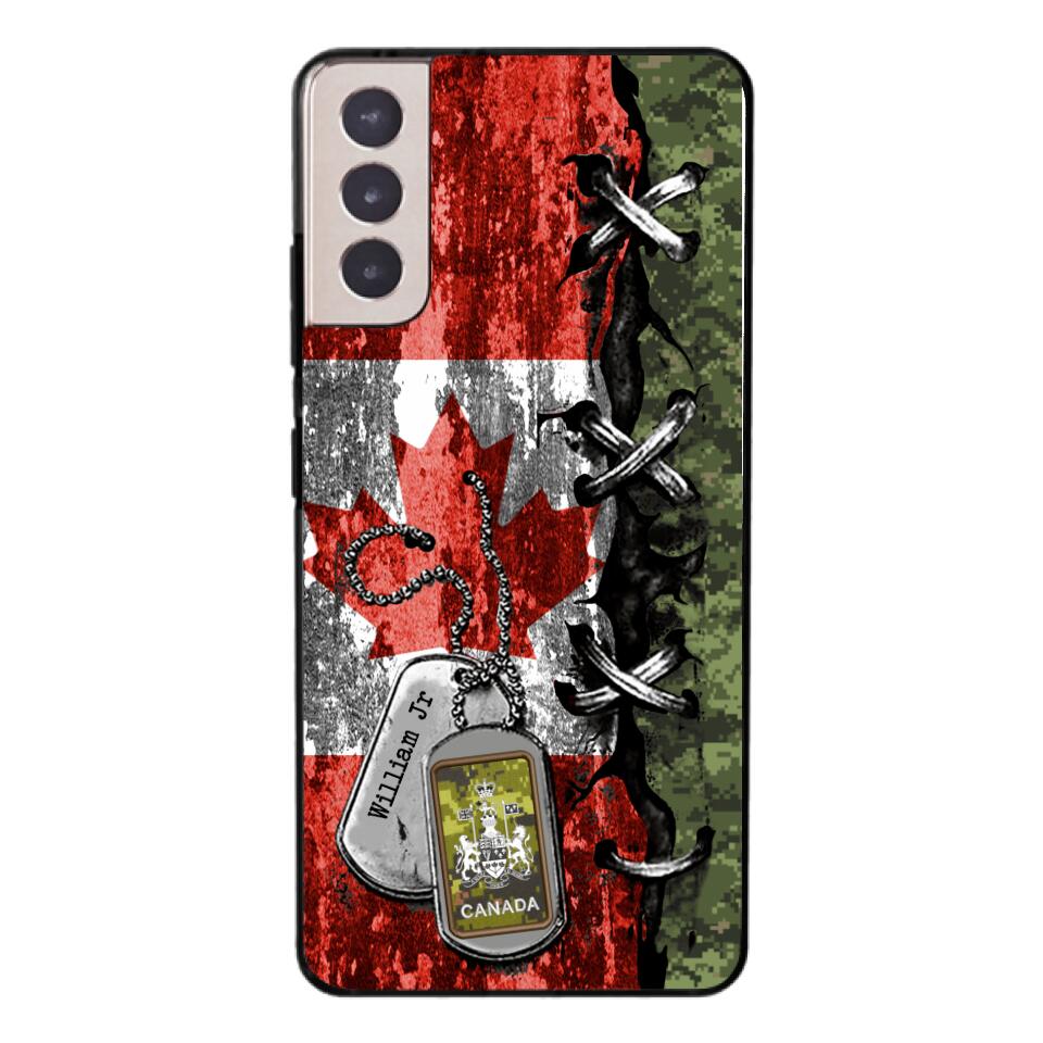 DH Personalized Canadian Soldier Phone Case Printed 25MAR-DT29