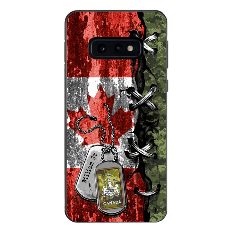 DH Personalized Canadian Soldier Phone Case Printed 25MAR-DT29