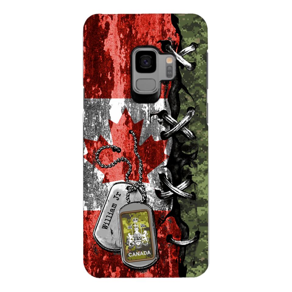 DH Personalized Canadian Soldier Phone Case Printed 25MAR-DT29