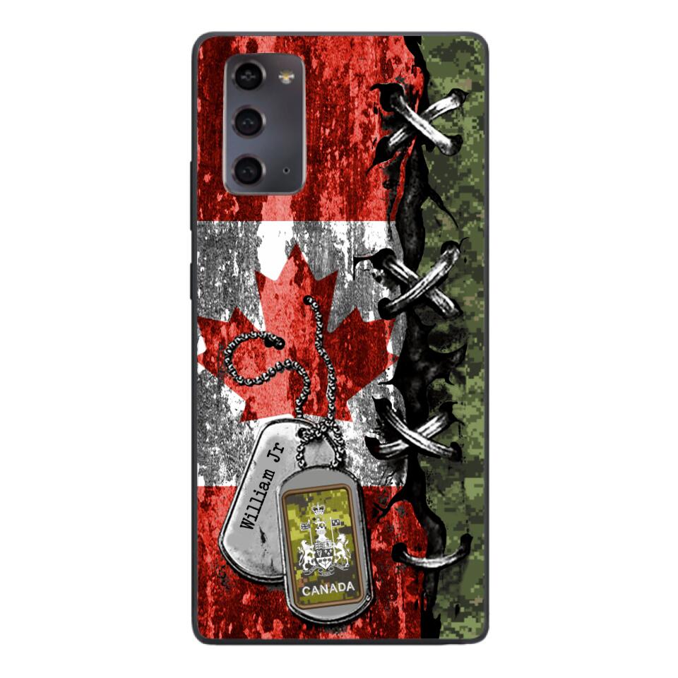 DH Personalized Canadian Soldier Phone Case Printed 25MAR-DT29