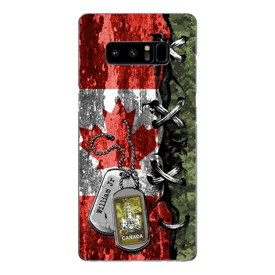 DH Personalized Canadian Soldier Phone Case Printed 25MAR-DT29