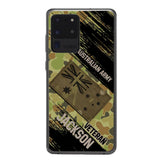 Personalized Australian Army Veteran Camo Phone Case Printed QTDT2903