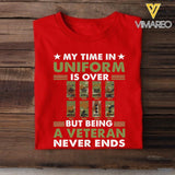 Personalized Australian Veterans Tshirt Printed 22MAR-QH29