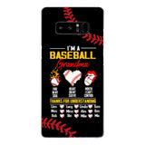 Personalized Baseball Grandma Phone Case Printed 3N 3003