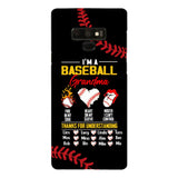 Personalized Baseball Grandma Phone Case Printed 3N 3003