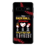 Personalized Baseball Grandma Phone Case Printed 3N 3003