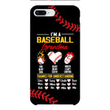 Personalized Baseball Grandma Phone Case Printed 3N 3003