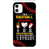 Personalized Baseball Grandma Phone Case Printed 3N 3003