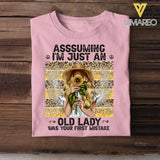 Personalized Sunflower Hipppie Girl Tshirt QTHC3003