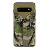 Personalized French Army Camo Phone Case Printed 22MAR-HQ30