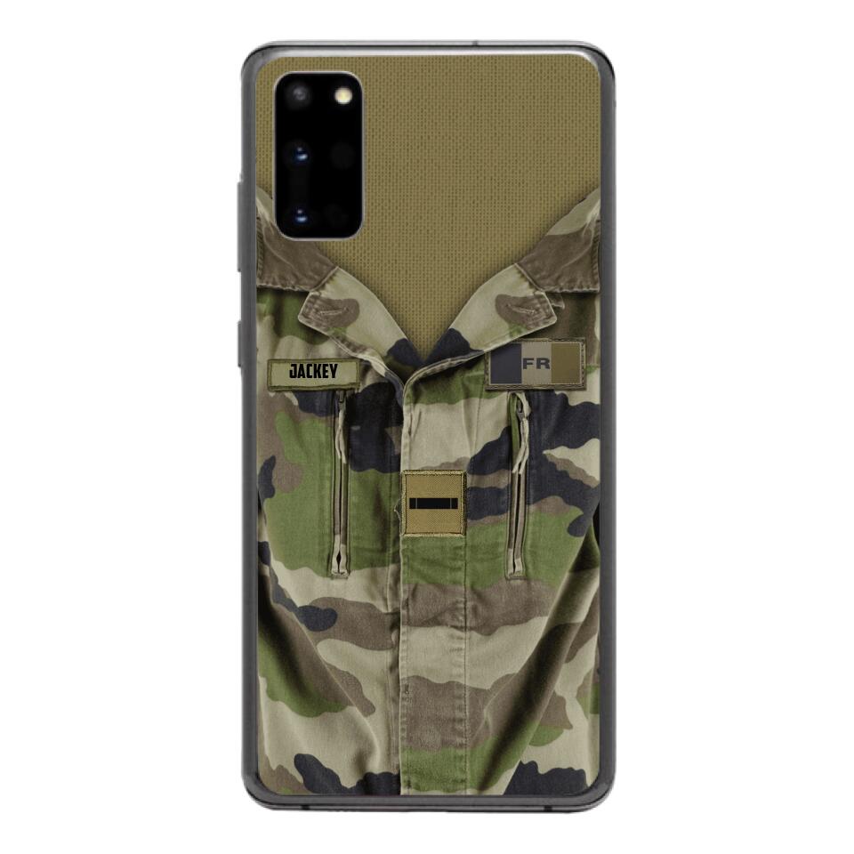Personalized French Army Camo Phone Case Printed 22MAR-HQ30