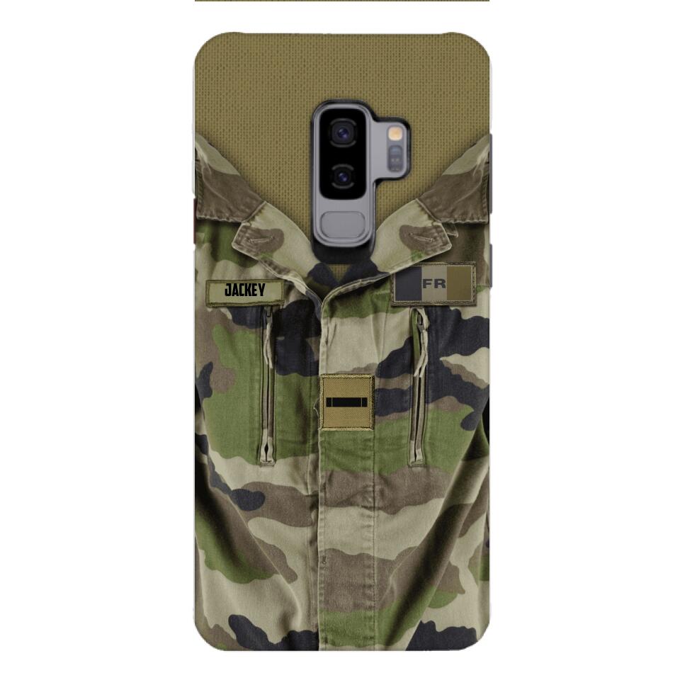 Personalized French Army Camo Phone Case Printed 22MAR-HQ30