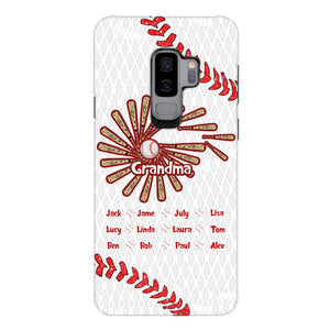 Personalized Baseball Grandma Phone Case Printed T3Q 2903