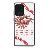 Personalized Baseball Grandma Phone Case Printed T3Q 2903