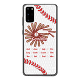 Personalized Baseball Grandma Phone Case Printed T3Q 2903