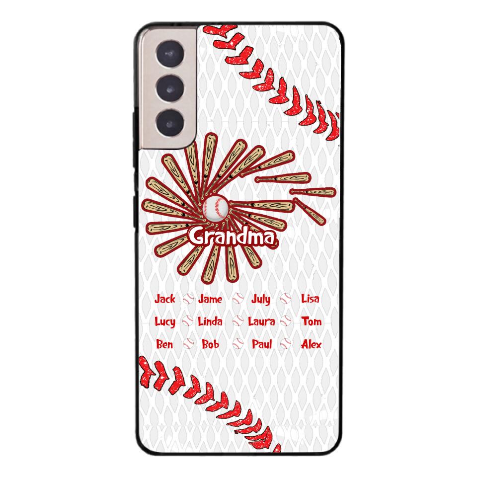 Personalized Baseball Grandma Phone Case Printed T3Q 2903