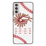 Personalized Baseball Grandma Phone Case Printed T3Q 2903