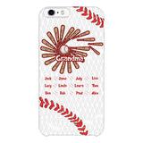 Personalized Baseball Grandma Phone Case Printed T3Q 2903