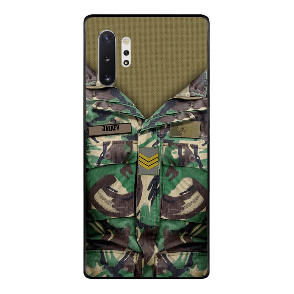 Personalized Portuguese Army Camo Phone Case Printed 22MAR-HQ30