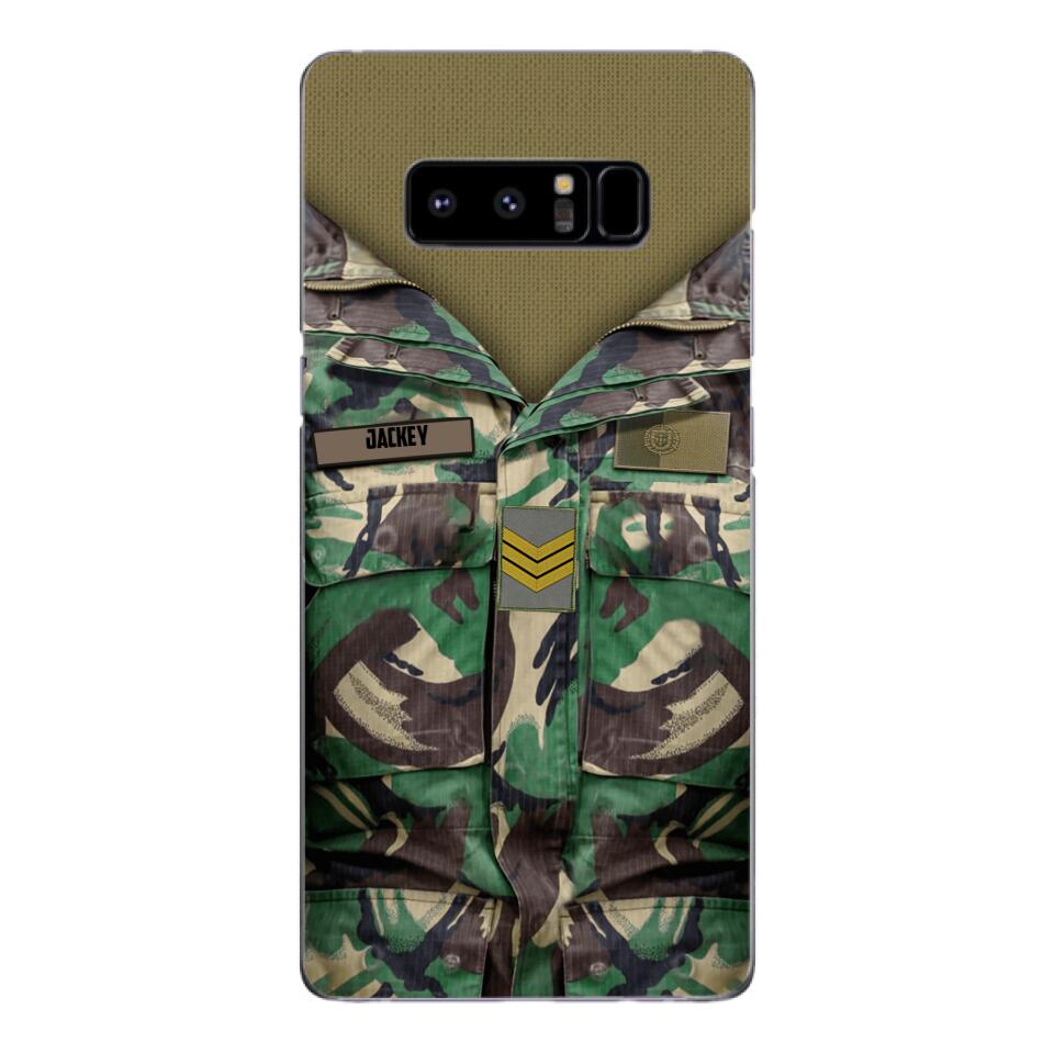 Personalized Portuguese Army Camo Phone Case Printed 22MAR-HQ30
