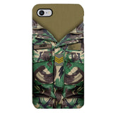 Personalized Portuguese Army Camo Phone Case Printed 22MAR-HQ30