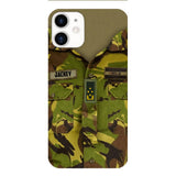 Personalized Netherland Army Camo Phone Case Printed 22MAR-HQ30