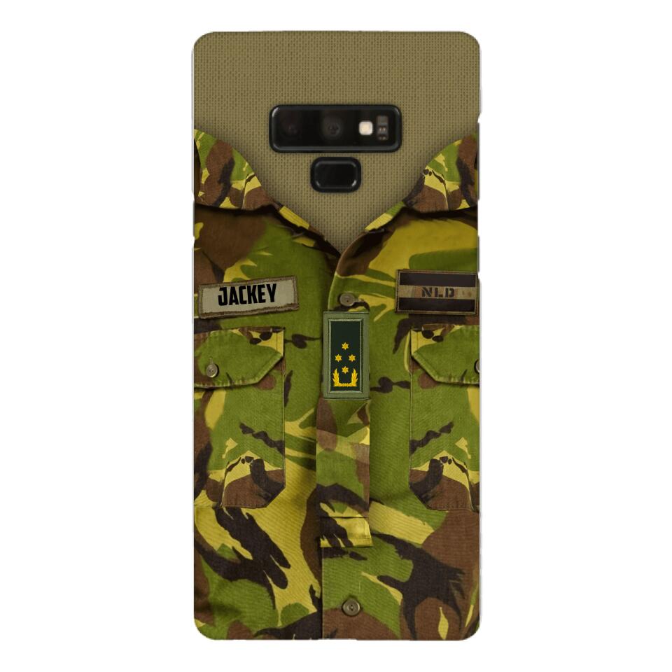 Personalized Netherland Army Camo Phone Case Printed 22MAR-HQ30