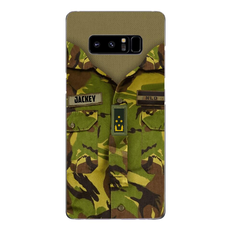 Personalized Netherland Army Camo Phone Case Printed 22MAR-HQ30