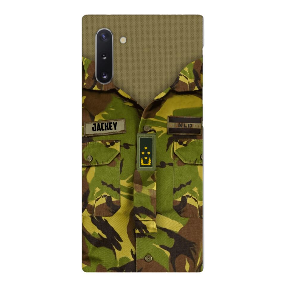 Personalized Netherland Army Camo Phone Case Printed 22MAR-HQ30