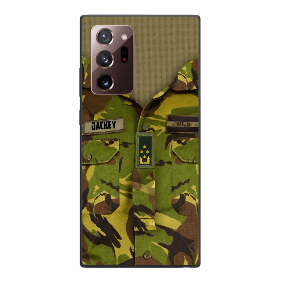 Personalized Netherland Army Camo Phone Case Printed 22MAR-HQ30