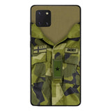 Personalized Swedish Army Camo Phone Case Printed 22MAR-HQ30