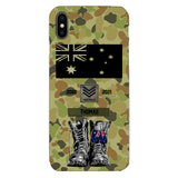 Personalized Australian Army Camo Phone Case Printed QTDT3003