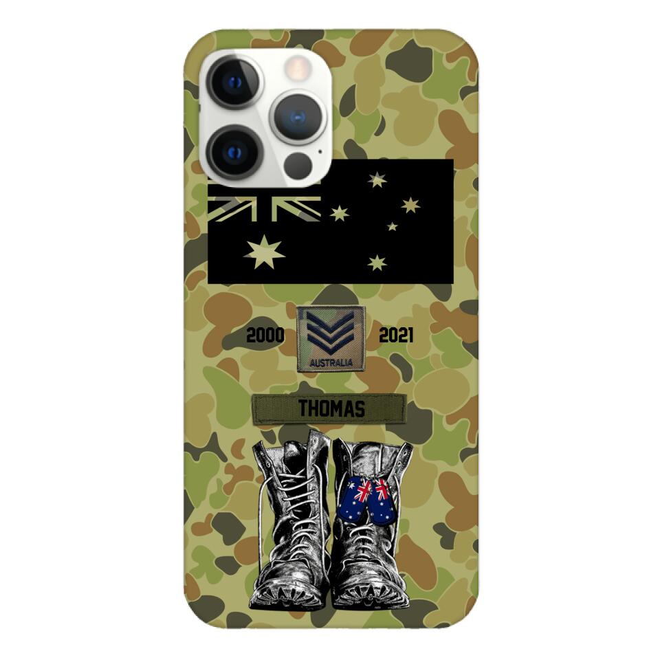 Personalized Australian Army Camo Phone Case Printed QTDT3003