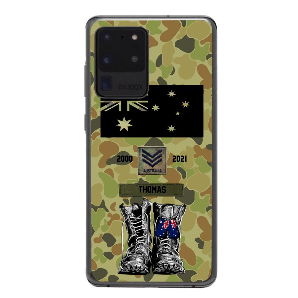 Personalized Australian Army Camo Phone Case Printed QTDT3003