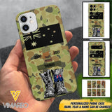 Personalized Australian Army Camo Phone Case Printed QTDT3003