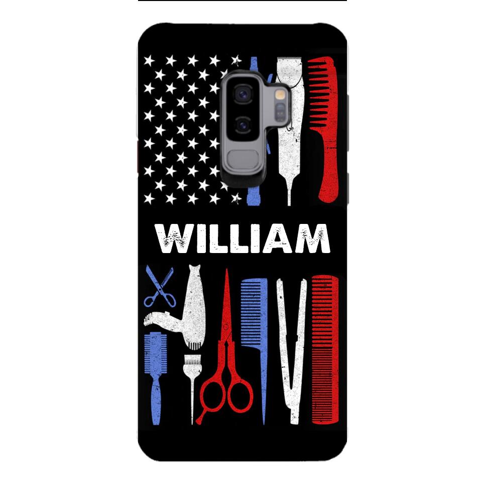 Personalized Barber Flag US Phone Case Printed M3Q 3003
