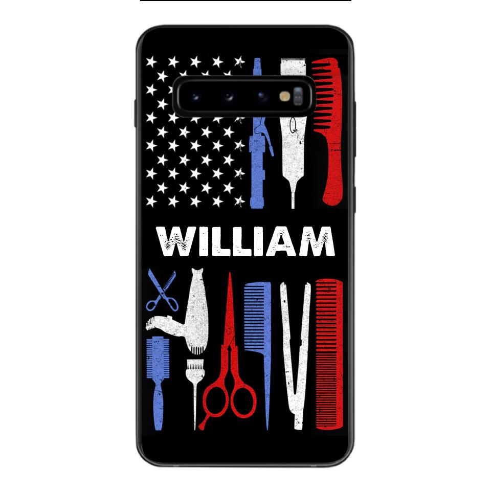 Personalized Barber Flag US Phone Case Printed M3Q 3003