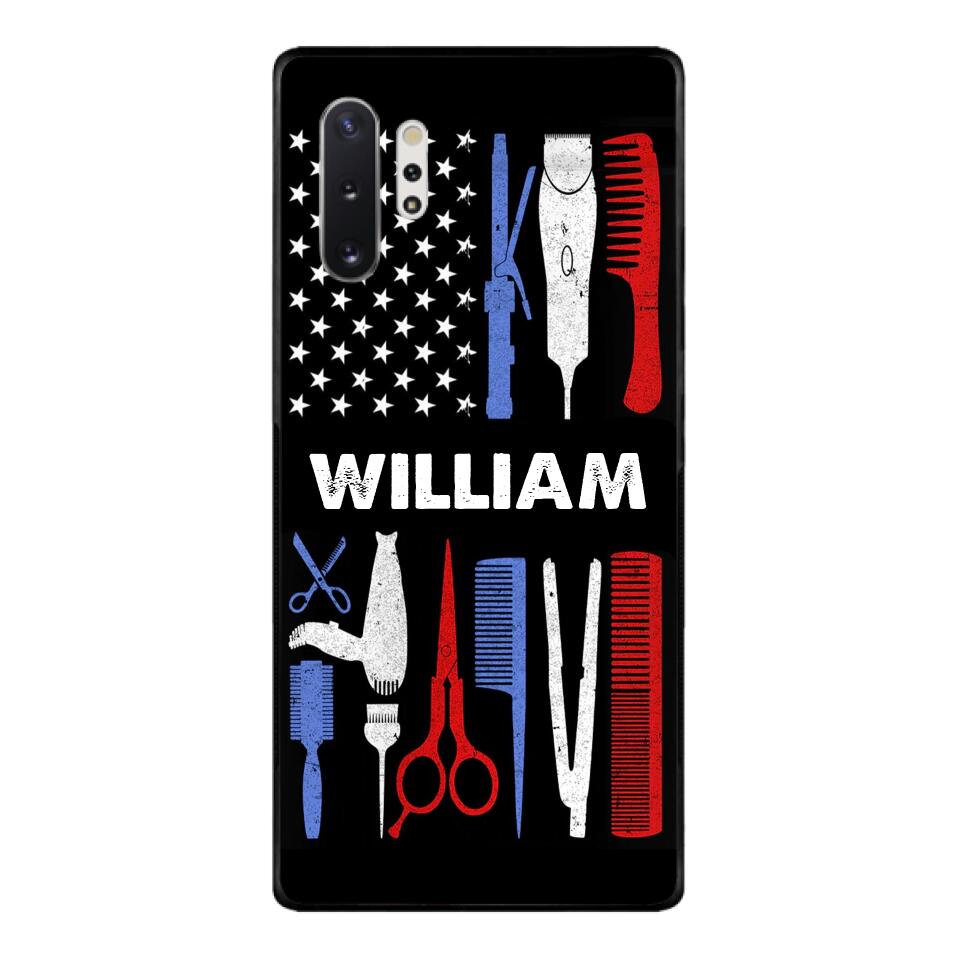 Personalized Barber Flag US Phone Case Printed M3Q 3003