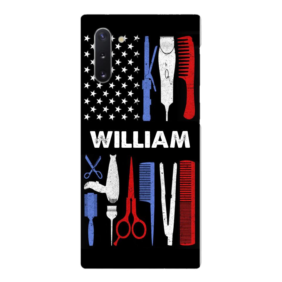 Personalized Barber Flag US Phone Case Printed M3Q 3003