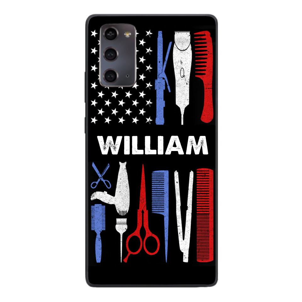 Personalized Barber Flag US Phone Case Printed M3Q 3003