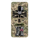 Personalized UK Army Camo Phone Case Printed QTDT3003
