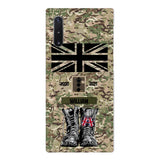 Personalized UK Army Camo Phone Case Printed QTDT3003