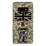Personalized UK Army Camo Phone Case Printed QTDT3003
