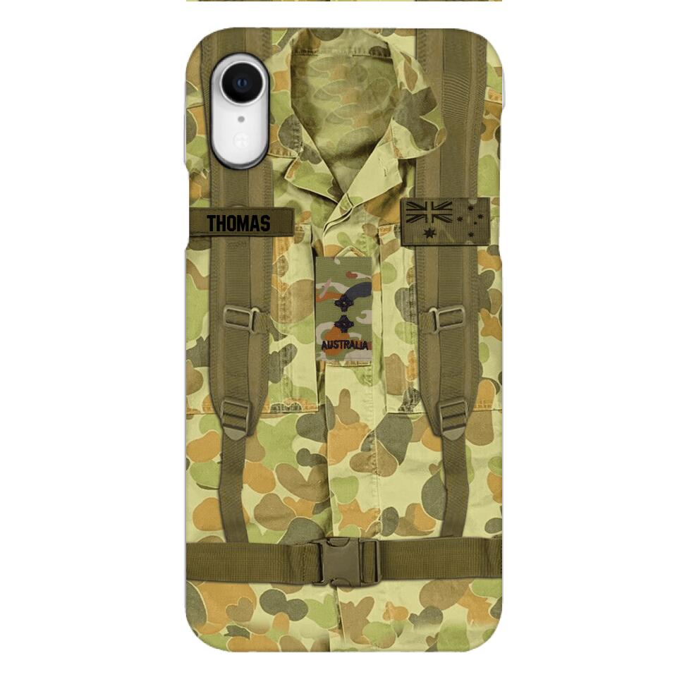 Personalized Australian Army Camo Phone Case Printed 3T 3003